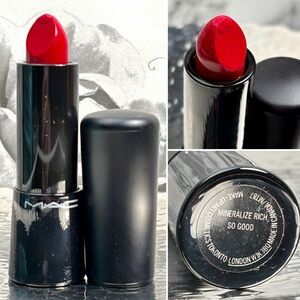 MAC Cosmetics Mineralize Rich “So Good” Blue-Red Tone Ltd Edition Lipstick